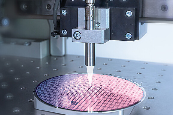 Dickenmessung Siliziumwafer